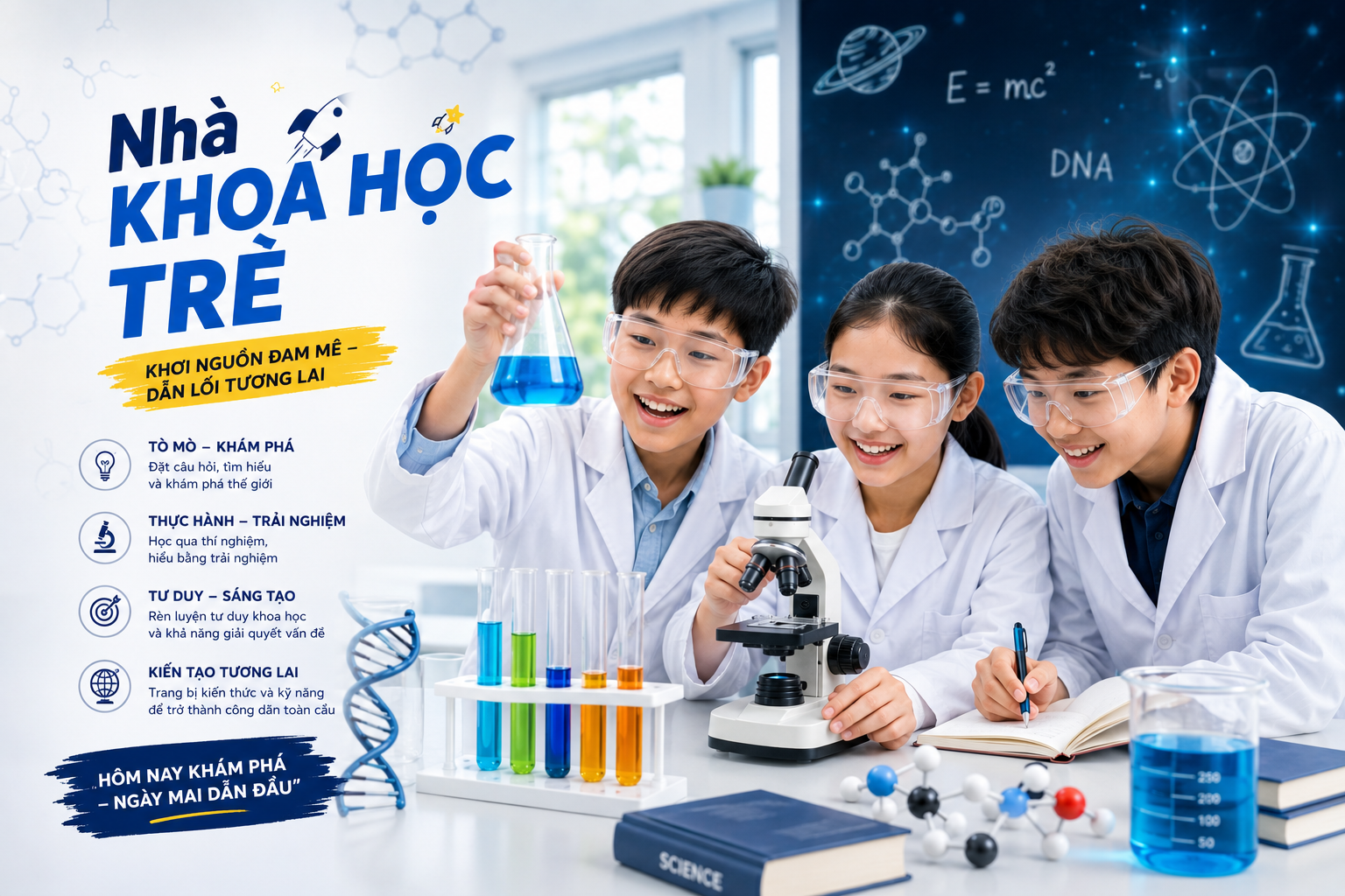 Khóa học Nhà khoa học trẻ tại TeenLab Academy